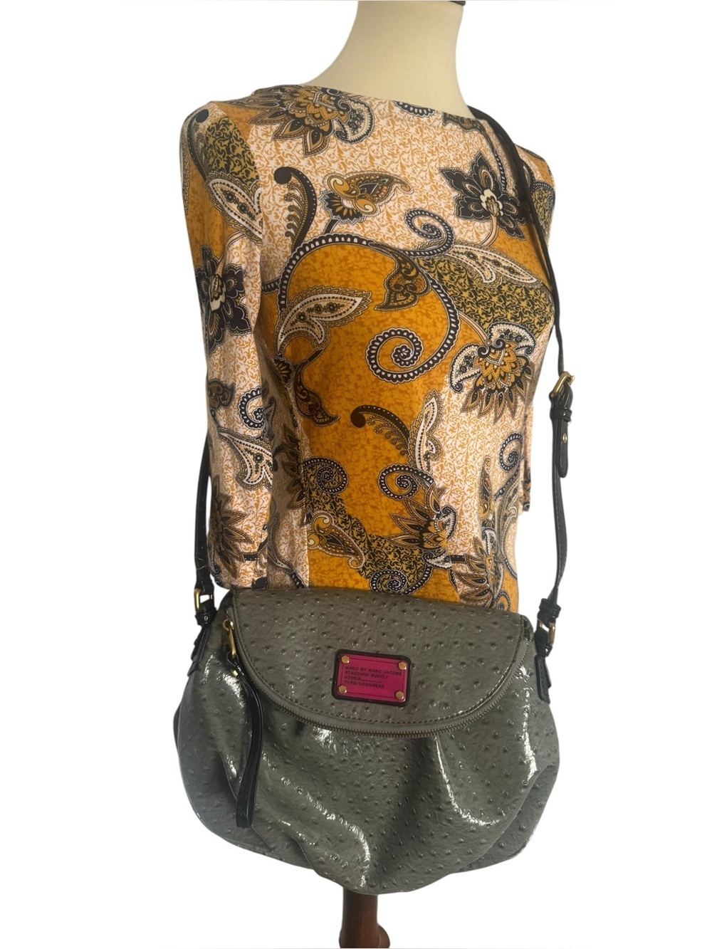 Marc by Marc Jacobs Gray Classic Q Jellybird Natasha Crossbody Bag - Picture 13 of 14